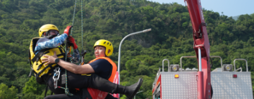 萬榮「防汛搶險、避難收容」實地模擬演練  